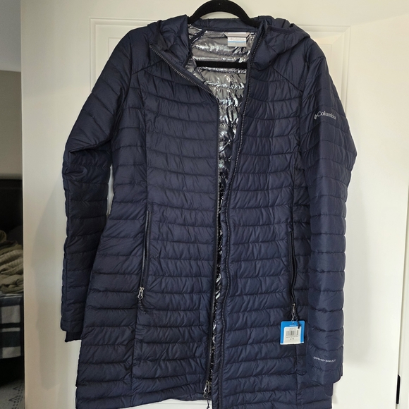 Columbia Jackets & Blazers - Columbia Women's Navy Hooded Jacket